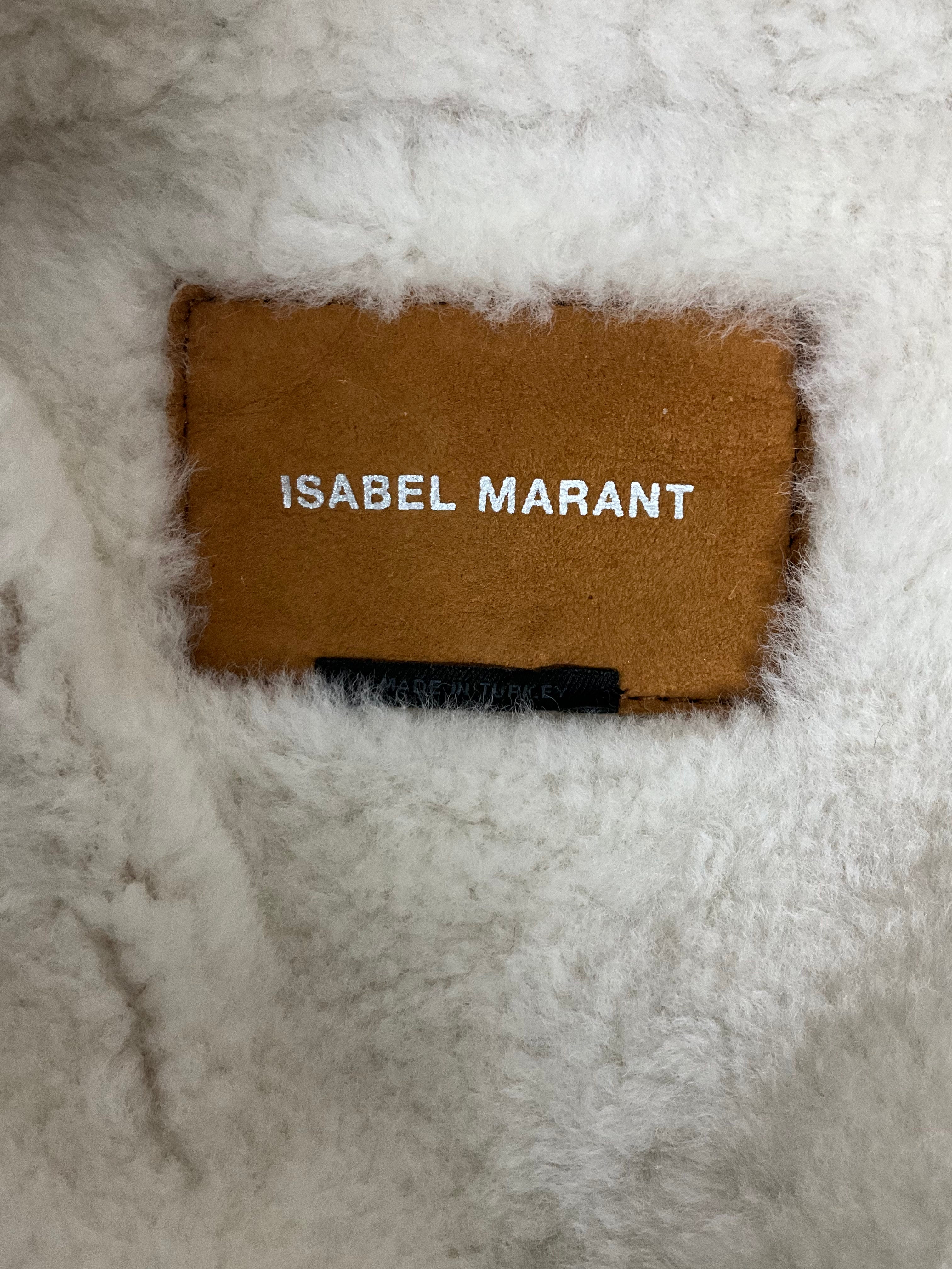 Isabel Marant Acacia Reversible Shearling Jacket Size M