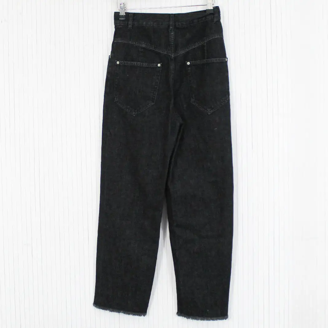 Isabel Marant Brand New 295 Black Dilali Crop Jeans XXS/XS