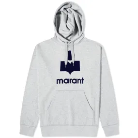 Isabel Marant Large Logo HoodieGrey & Midnight Blue