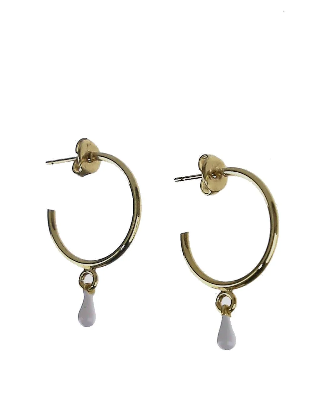 Isabel Marant Pendant Detailed Hoop Earrings