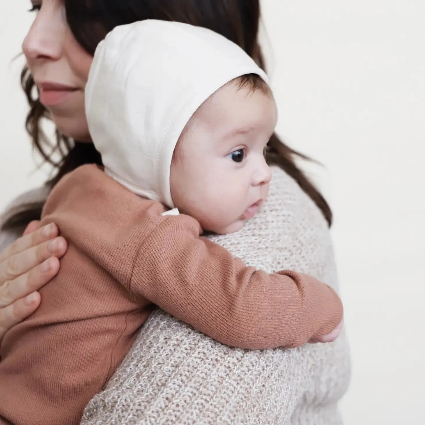 Ivory Linen Bonnet Cotton-Lined | BRIAR BABY