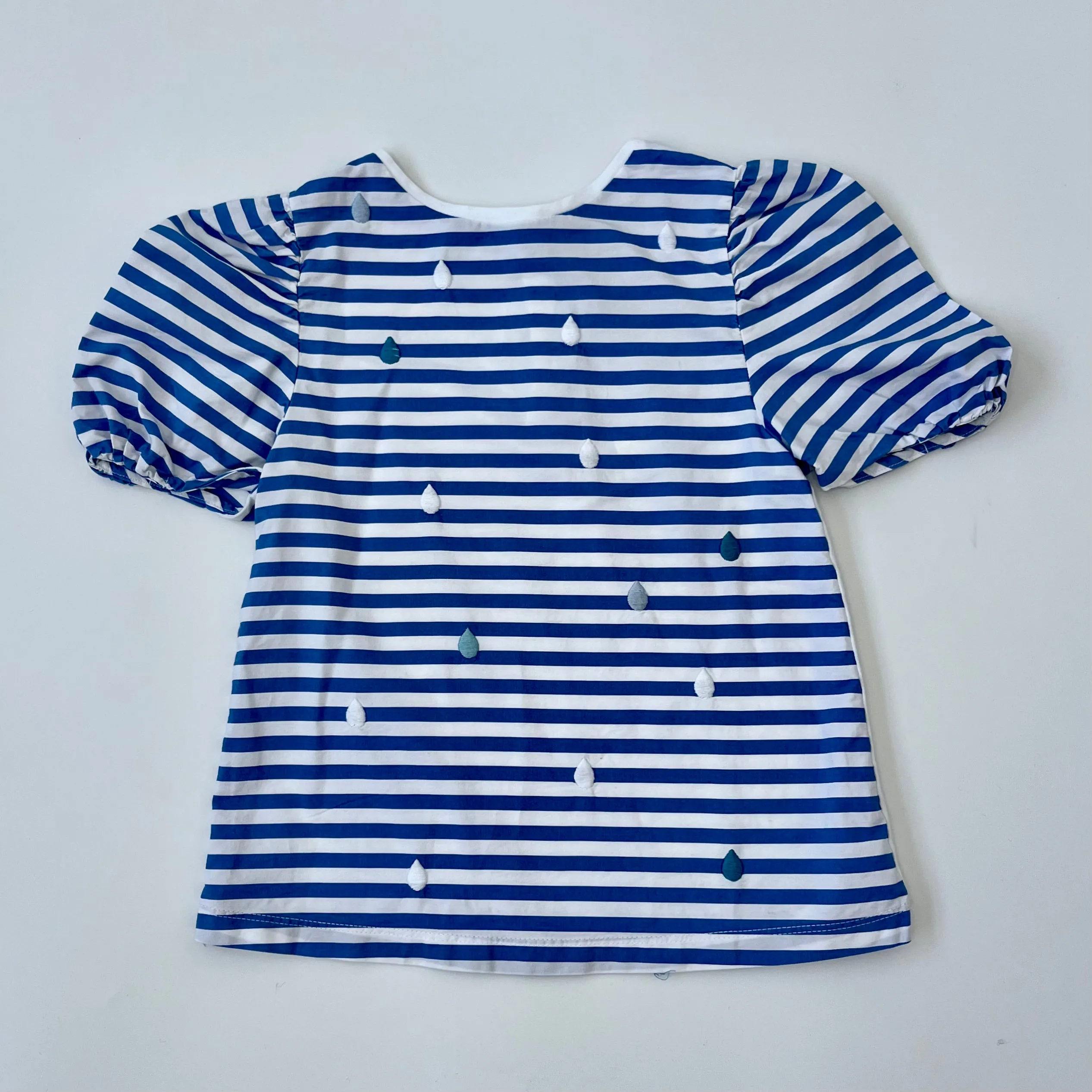 Jacadi Blue & White Stripe Top : 6 Years