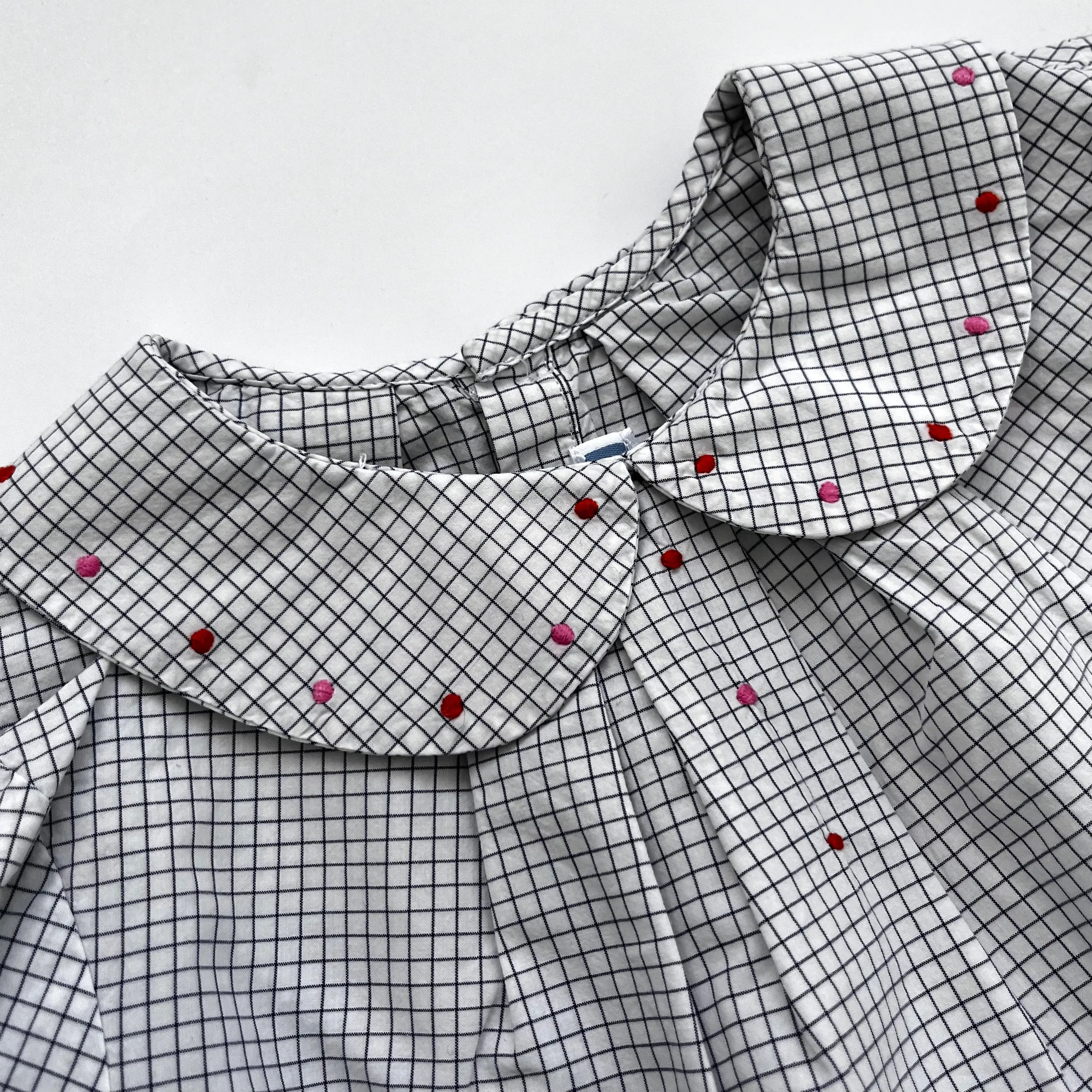 Jacadi Check Blouse With Collar: 4 Years