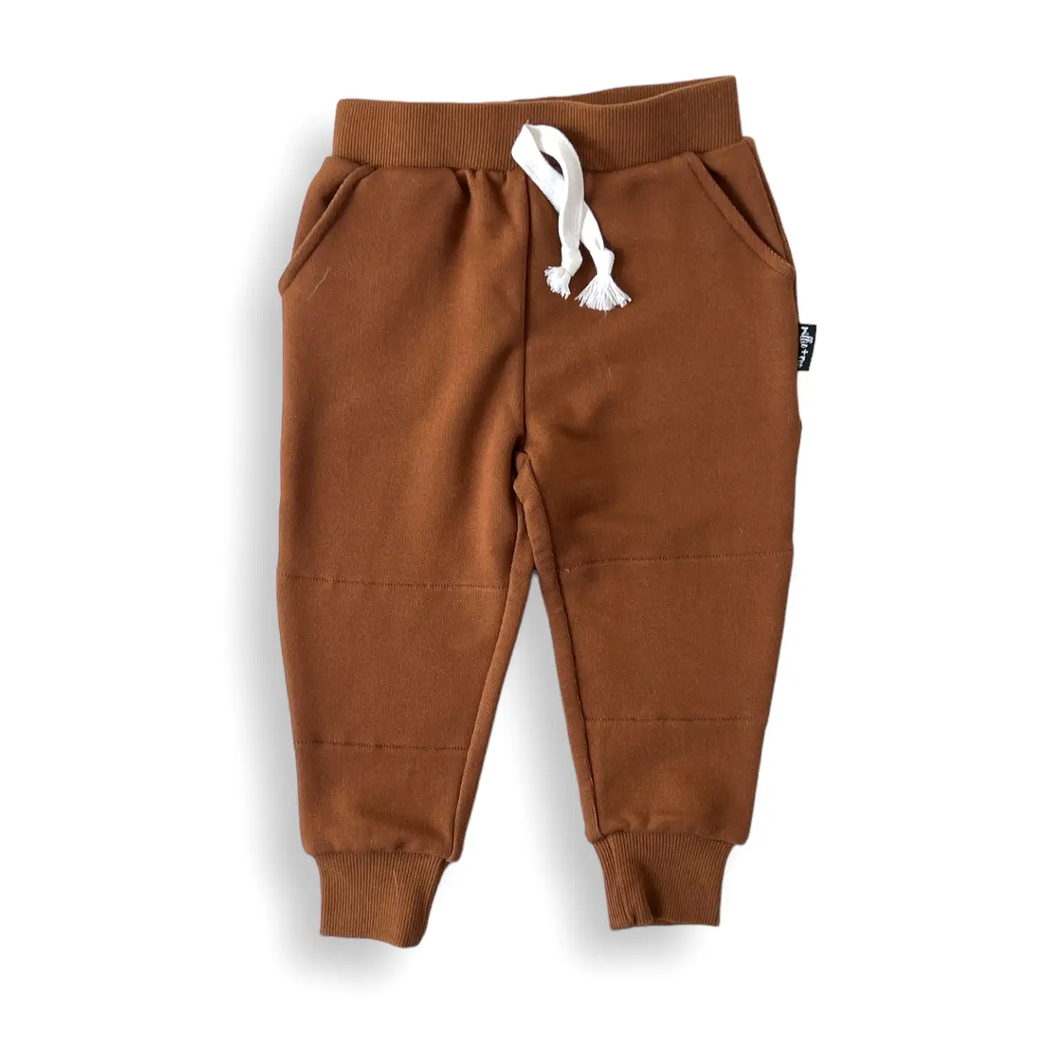 JOGGERS- Bark Bamboo French Terry