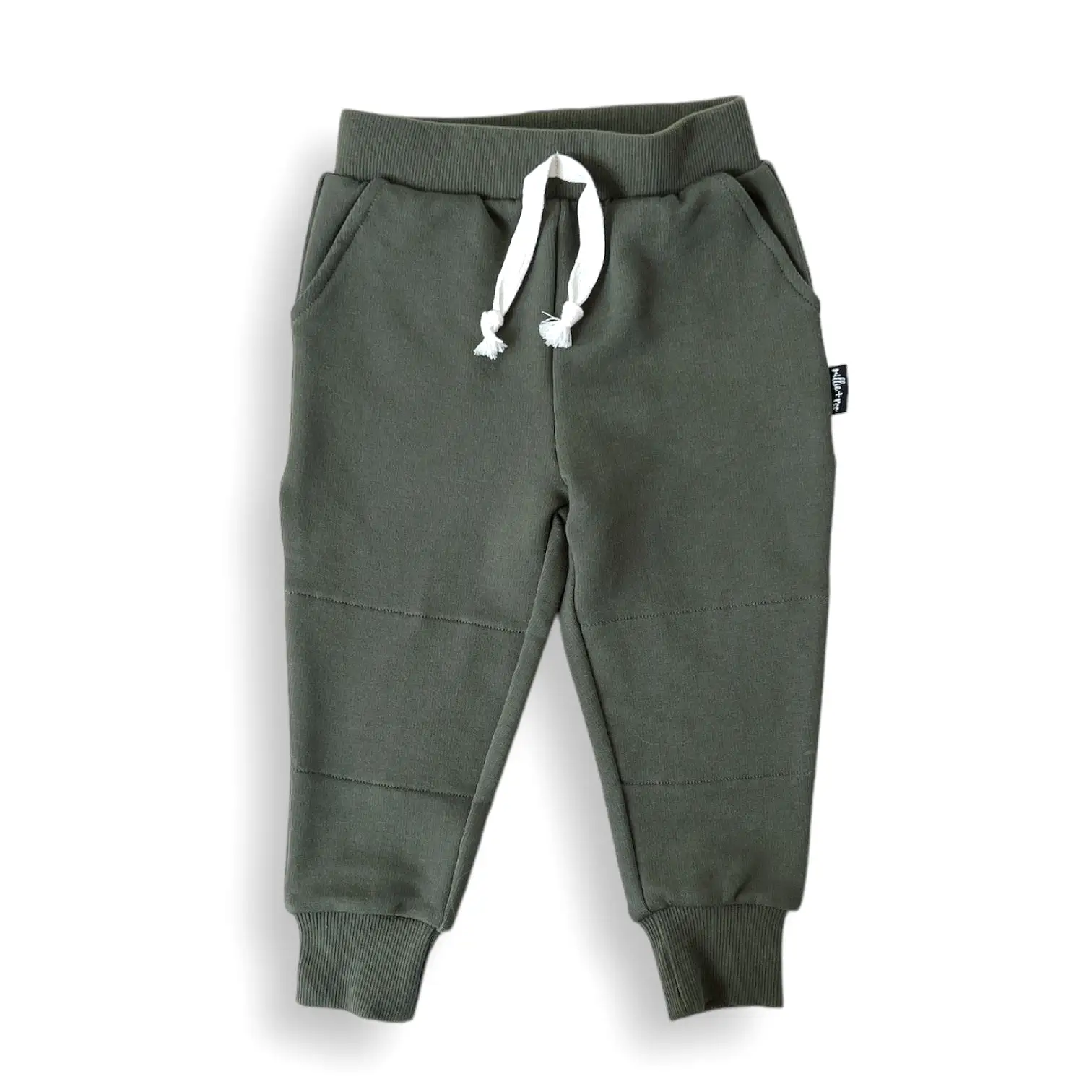 JOGGERS- Moss Bamboo French Terry