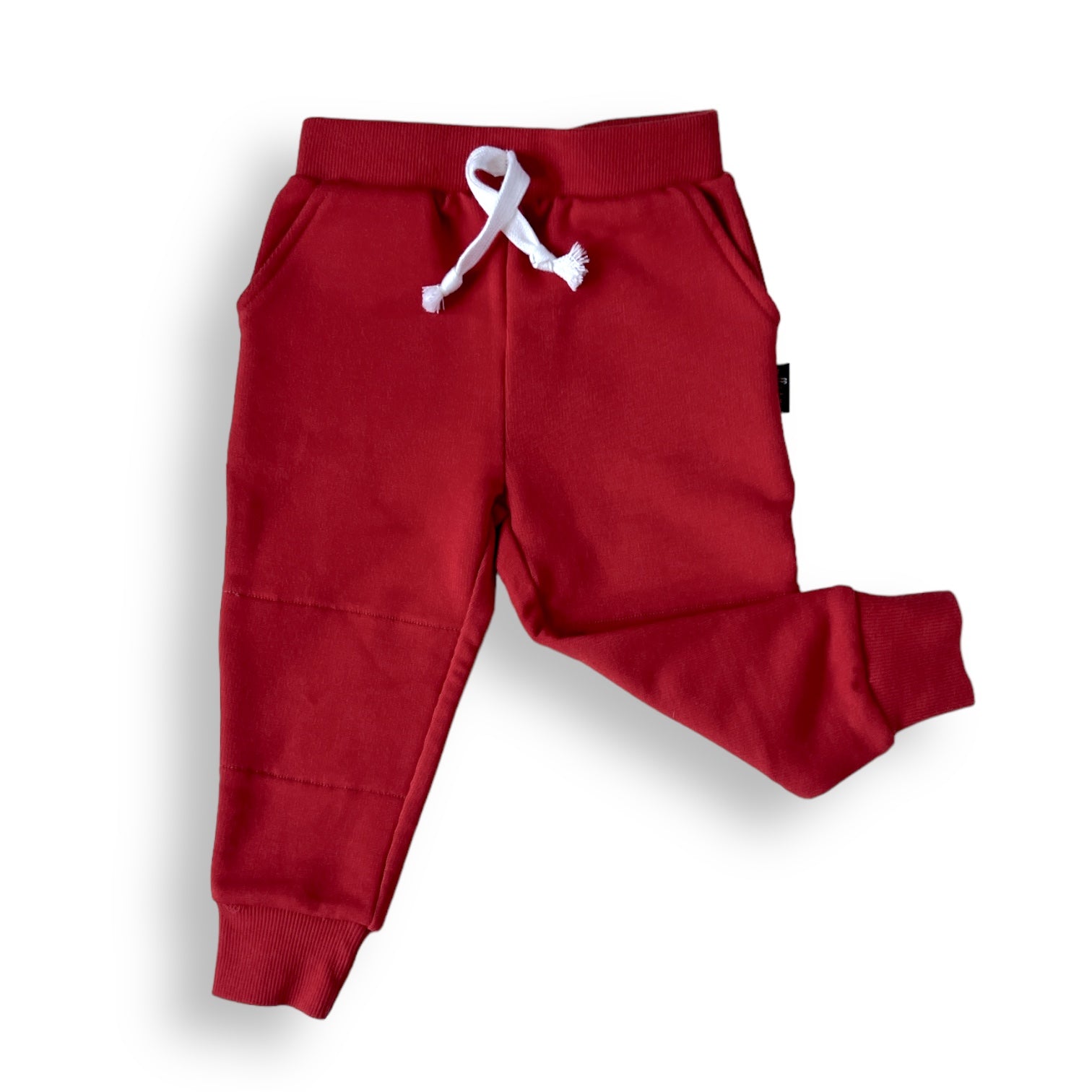 JOGGERS- Red Bamboo French Terry