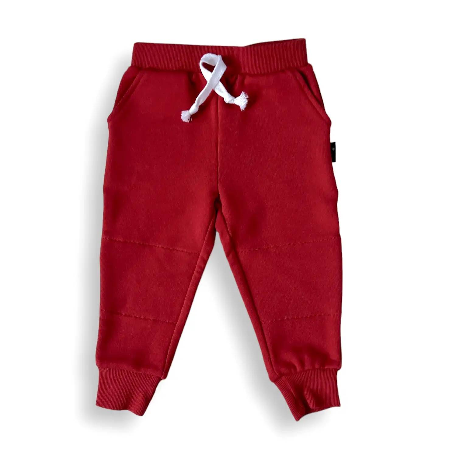 JOGGERS- Red Bamboo French Terry