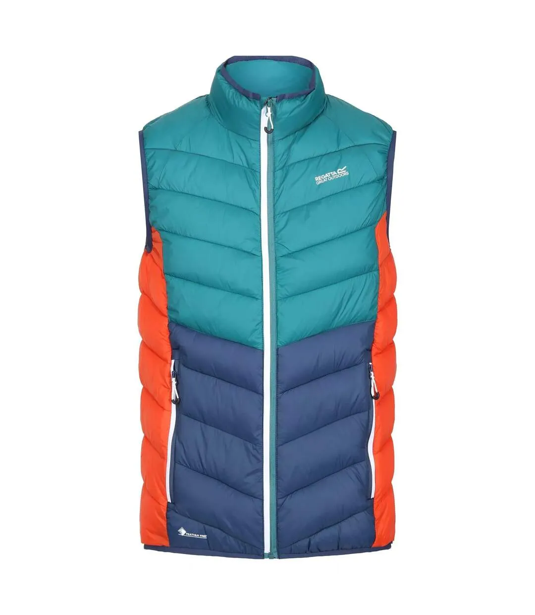 Mens harrock body warmer pacific green/admiral blue Regatta