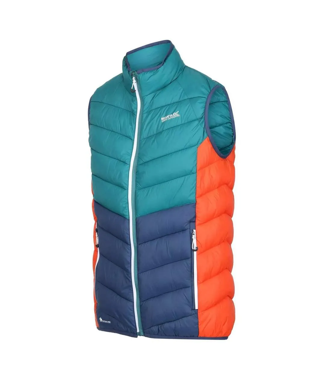 Mens harrock body warmer pacific green/admiral blue Regatta