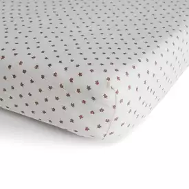 Mushie - Extra Soft Muslin Crib Sheet - Bloom