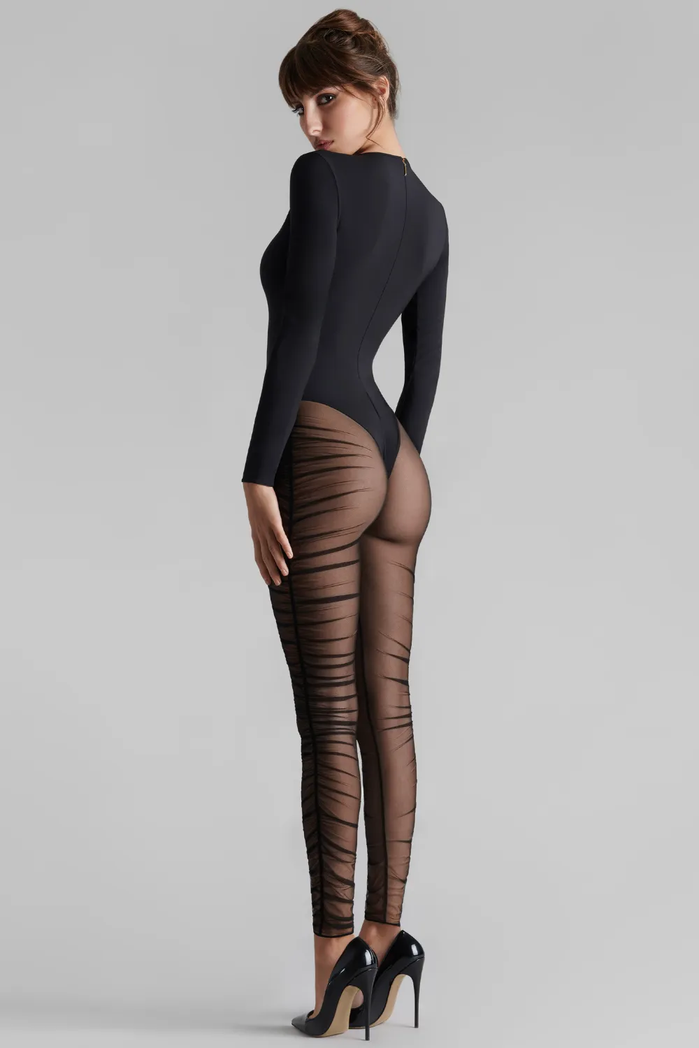 Nuit Fauve Long Sleeve Catsuit