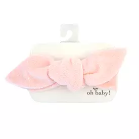 oh baby! Cotton Terry Tie Turban - Pale Pink