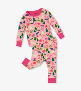 Pretty Forest Organic Cotton Baby Pajama Set