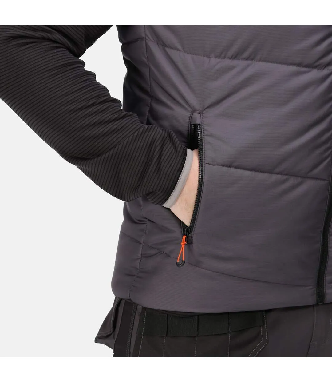 Regatta Mens Regime Insulated Body Warmer (Iron/Black) - UTRG6347