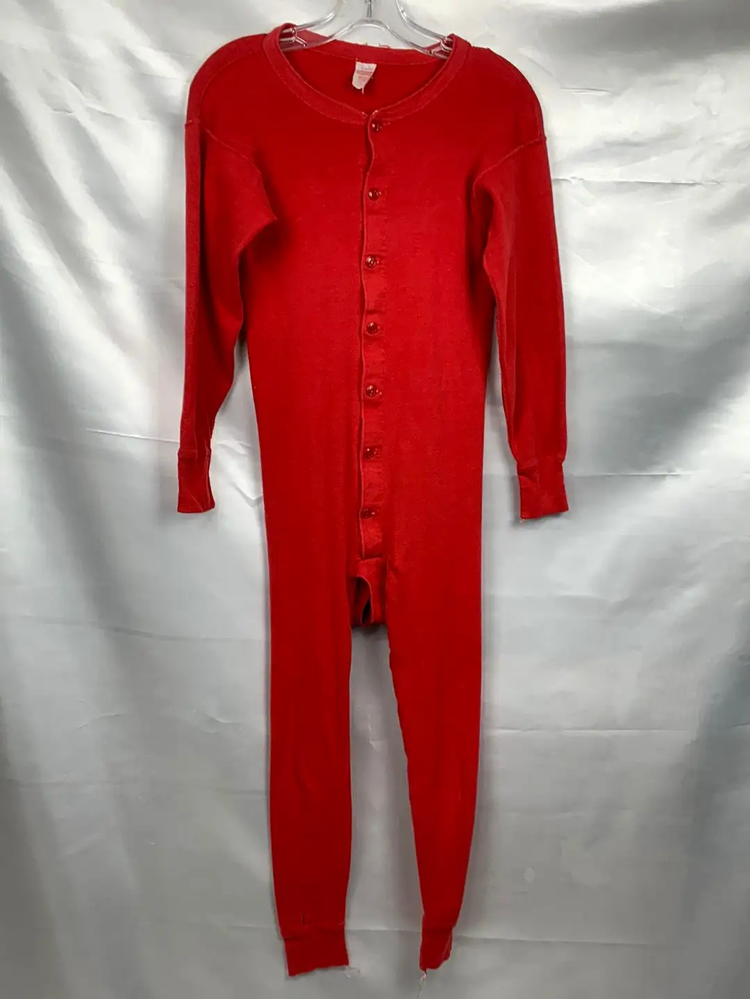 Union Suit Long Johns Thermal Underwear Mens 38 -40 Red