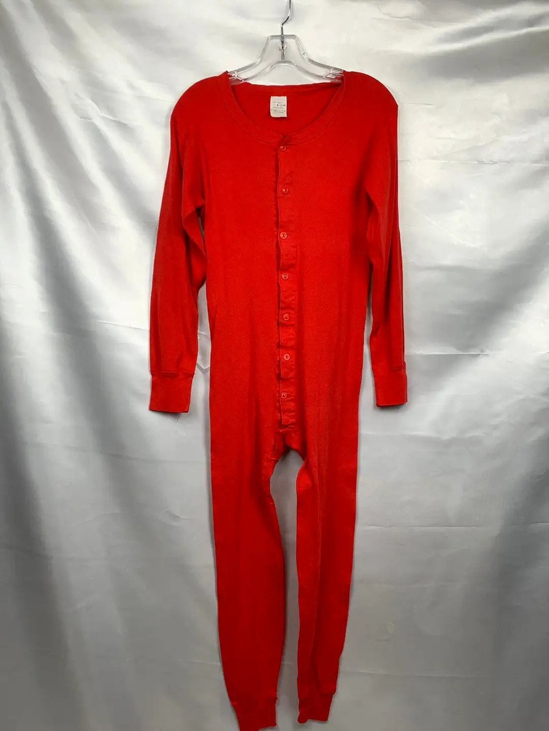 Union Suit Long Johns Thermal Underwear Mens 38 -40 Red