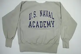 U.S. Naval Academy Vintage 90's Reverse Weave Champion Crewneck Military Sweatshirt