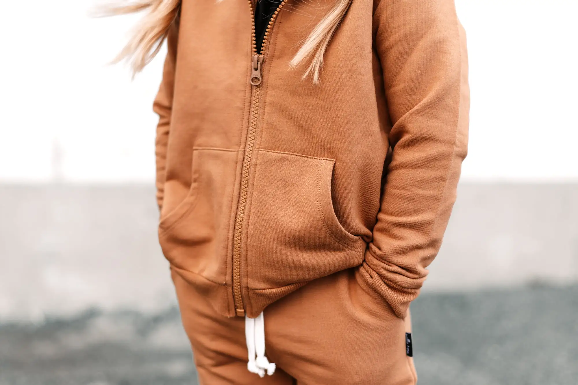 ZIP BAMBOO HOODIE- Organic Cotton French Terry